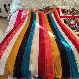 Colorful Anthropologie skirt